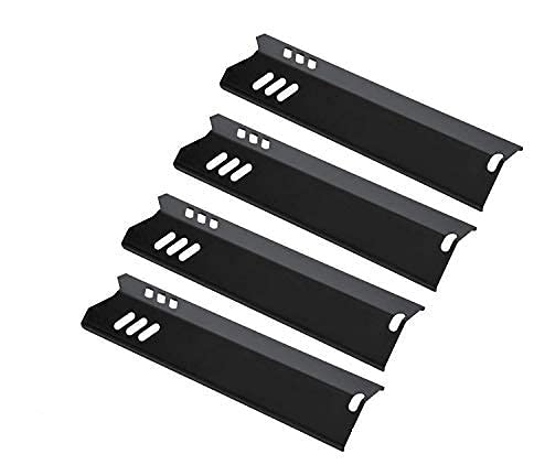 GasSaf 15 inch Heat Plate Replacement for Backyard GBC1460W, GBC1461W, Dyna-glo DGF510SBP, DGF510SSP, Uniflame GBC1059WB, BHG and Others, Porcelain Steel Heat Shield Tent(15"" x 3 13/16"")(4-Pack) - Image 1